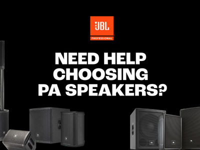 Find the perfect JBL Professional PA for you with our online Product Recommender